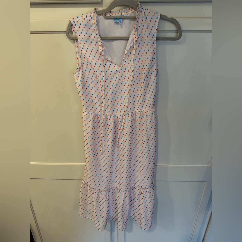 Draper James Polka Dot Sleeveless Dress